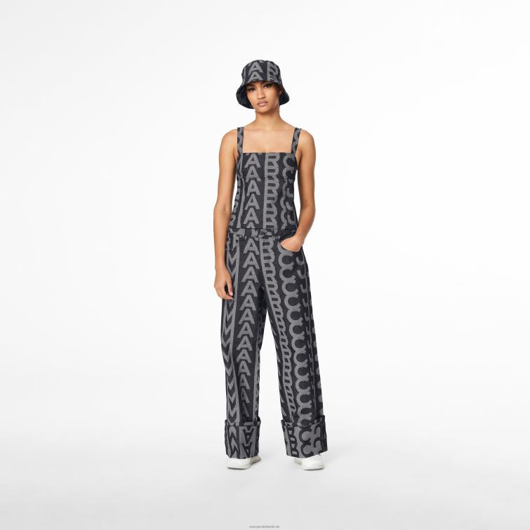 das Monogram-Denim-Bustier-Oberteil D868H508 Marc Jacobs