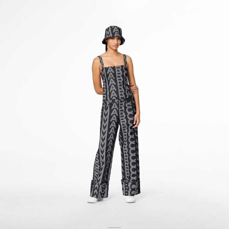 das Monogram-Denim-Bustier-Oberteil D868H508 Marc Jacobs