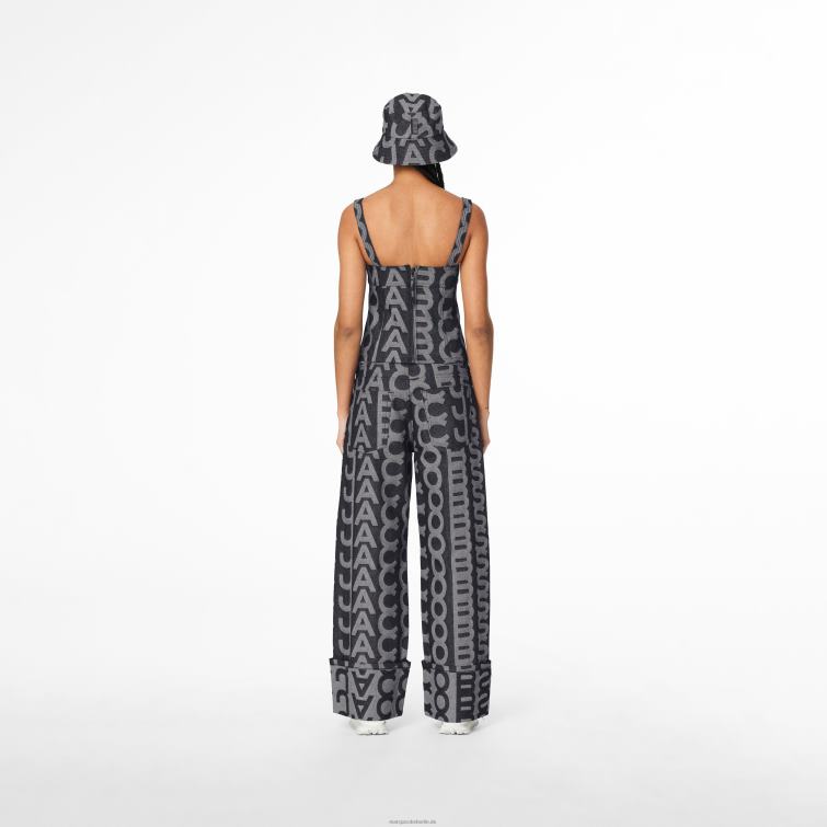 das Monogram-Denim-Bustier-Oberteil D868H508 Marc Jacobs