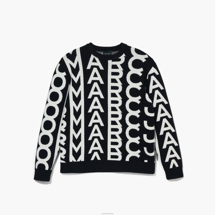 der übergroße Rundhalsausschnitt mit Monogramm D868H511 Marc Jacobs