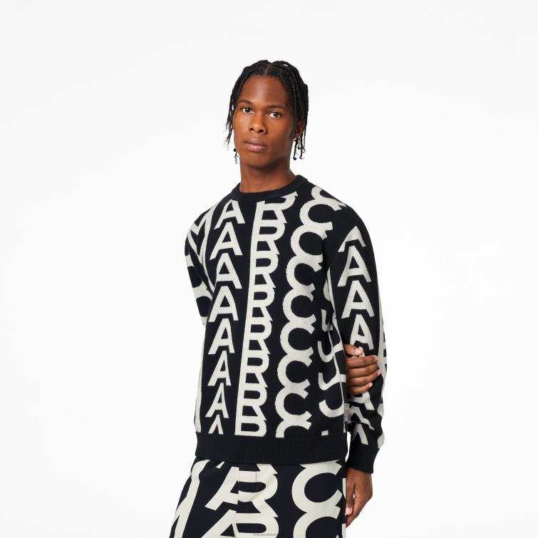 der übergroße Rundhalsausschnitt mit Monogramm D868H511 Marc Jacobs