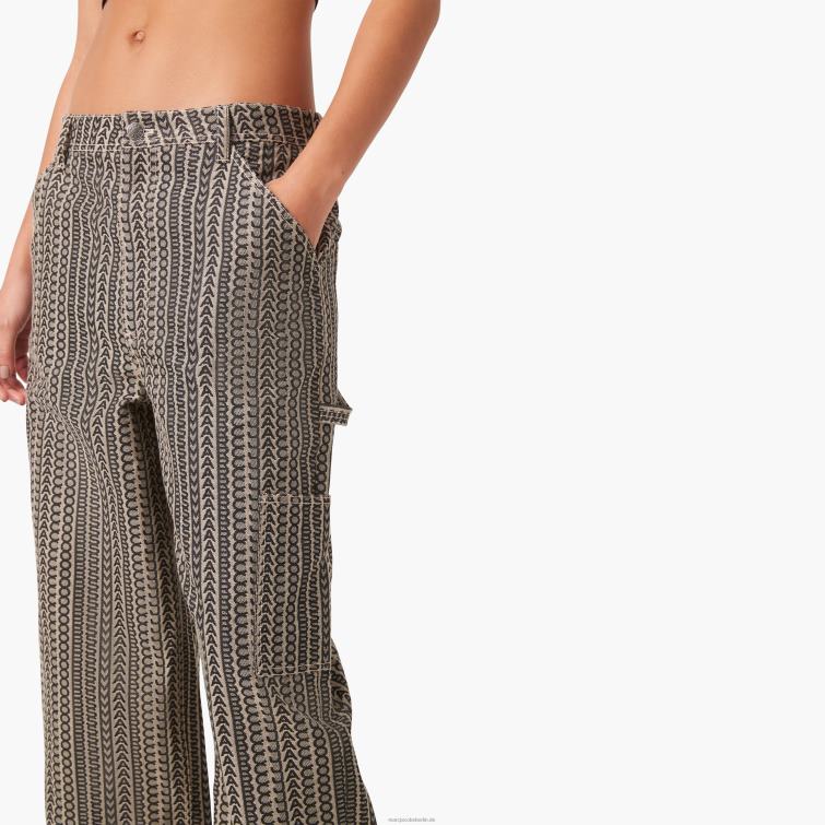 die Monogramm-Malerhose D868H502 Marc Jacobs