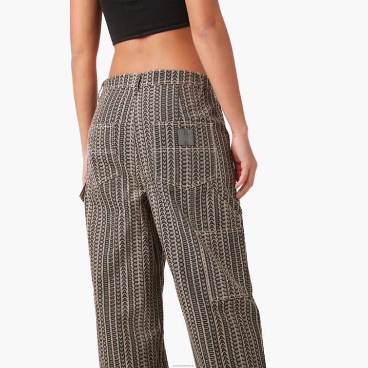 die Monogramm-Malerhose D868H502 Marc Jacobs