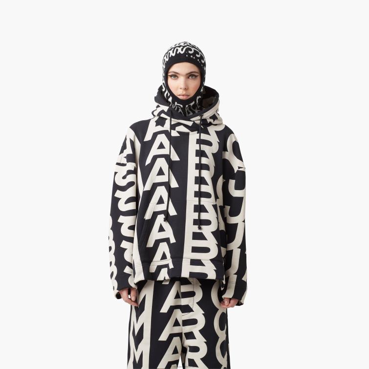 der übergroße Kapuzenpullover mit Monogramm D868H514 Marc Jacobs