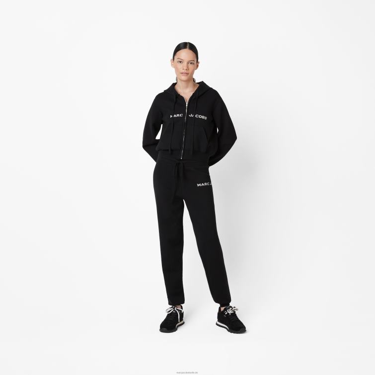 der verkürzte Kapuzenpullover mit Reißverschluss D868H534 Marc Jacobs