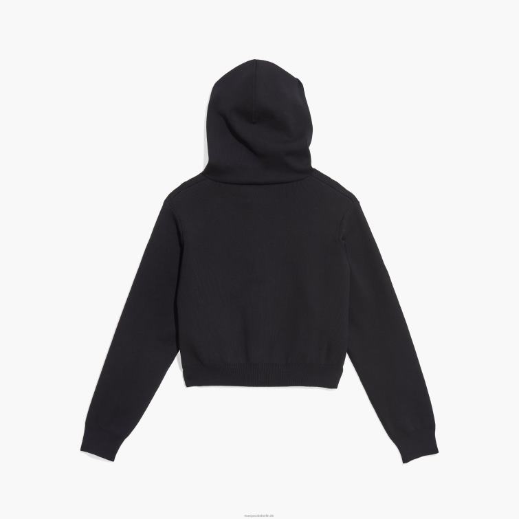 der verkürzte Kapuzenpullover mit Reißverschluss D868H534 Marc Jacobs