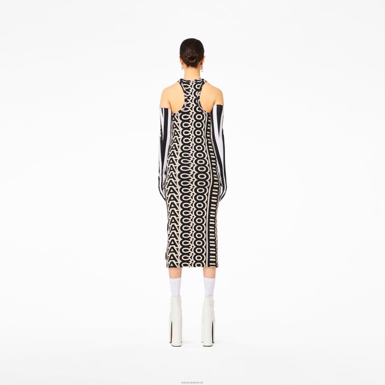 das Monogram Racer Rib-Kleid D868H472 Marc Jacobs