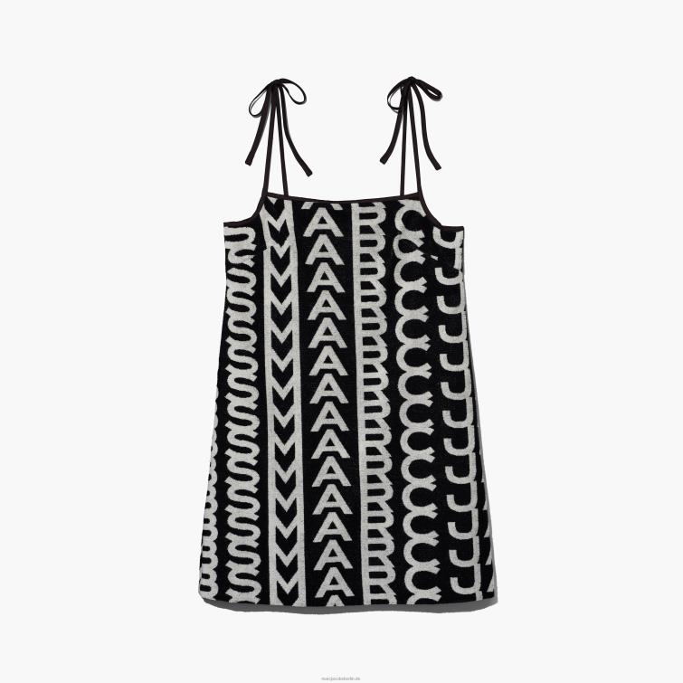 das Monogramm-Frottee-Schürzenkleid D868H523 Marc Jacobs