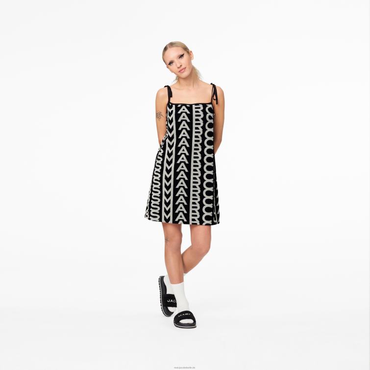 das Monogramm-Frottee-Schürzenkleid D868H523 Marc Jacobs