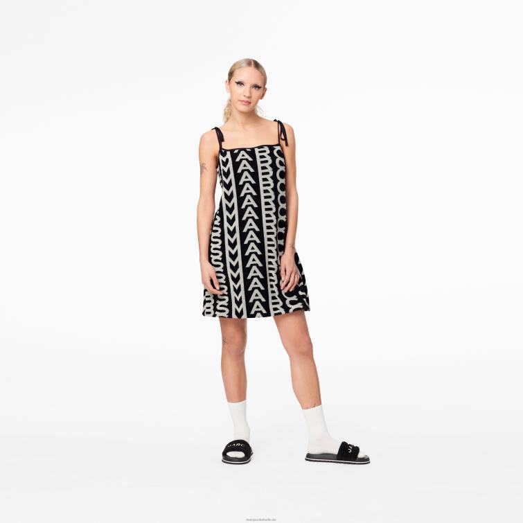 das Monogramm-Frottee-Schürzenkleid D868H523 Marc Jacobs