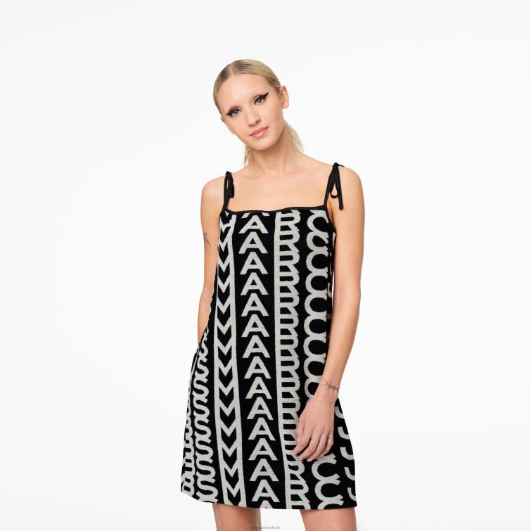 das Monogramm-Frottee-Schürzenkleid D868H523 Marc Jacobs