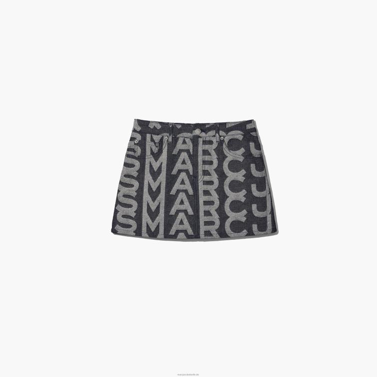 der Monogramm-Jeans-Minirock D868H509 Marc Jacobs