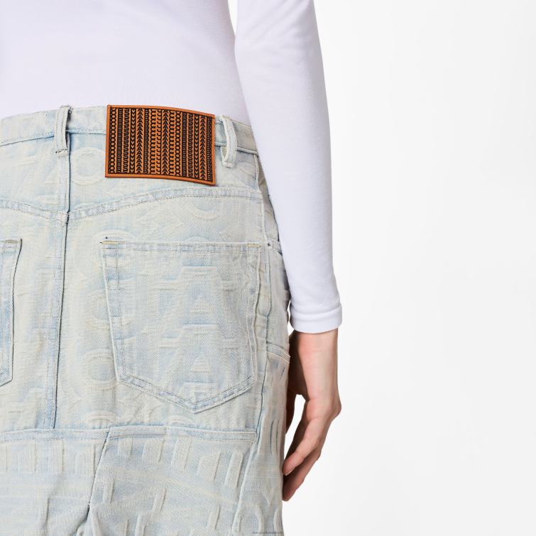 der Monogramm-Jeansrock D868H475 Marc Jacobs