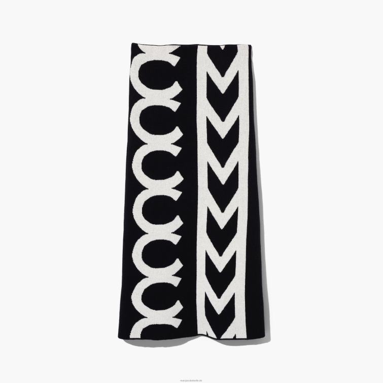 der Röhrenrock aus Monogramm-Strick D868H520 Marc Jacobs