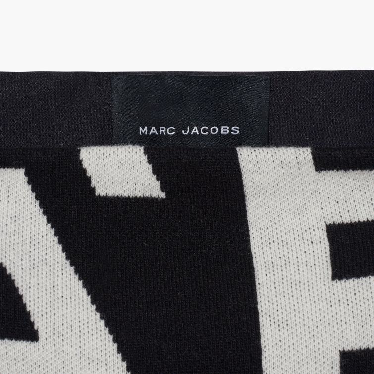 der Röhrenrock aus Monogramm-Strick D868H520 Marc Jacobs