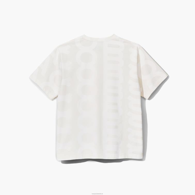 das große T-Shirt mit Monogramm D868H488 Marc Jacobs