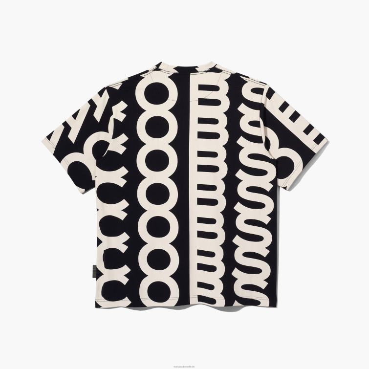 das große T-Shirt mit Monogramm D868H519 Marc Jacobs