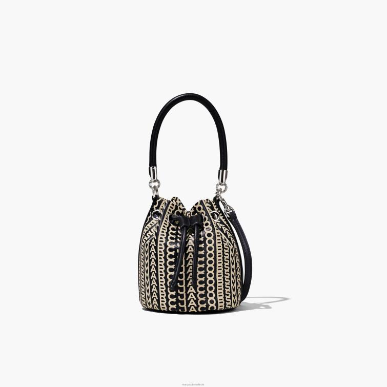 die Micro-Beuteltasche aus Leder mit Monogramm D868H140 Marc Jacobs