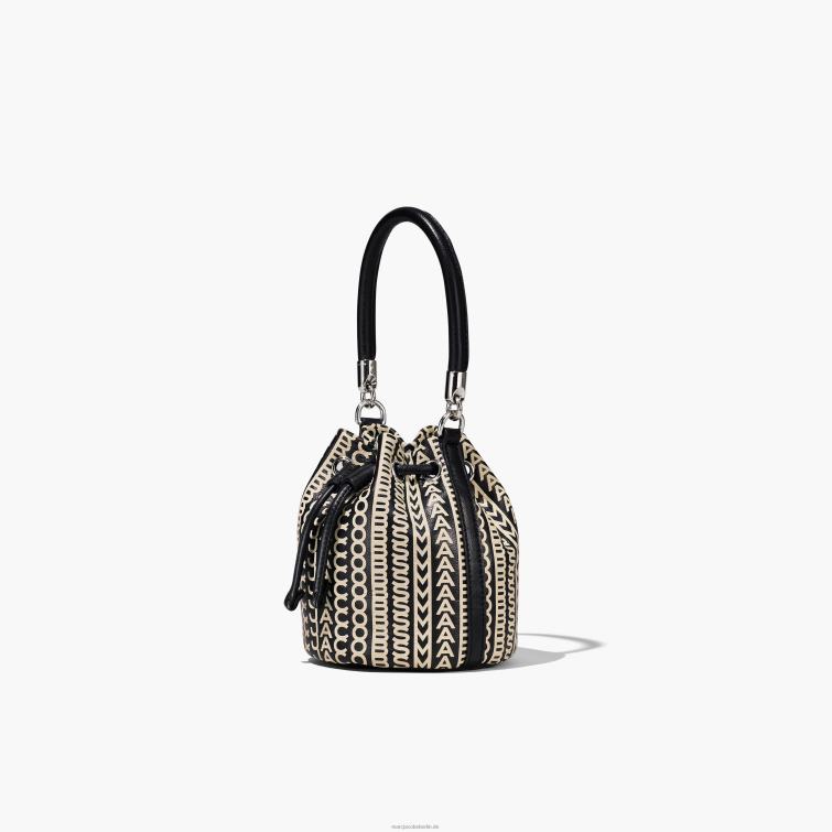 die Micro-Beuteltasche aus Leder mit Monogramm D868H140 Marc Jacobs