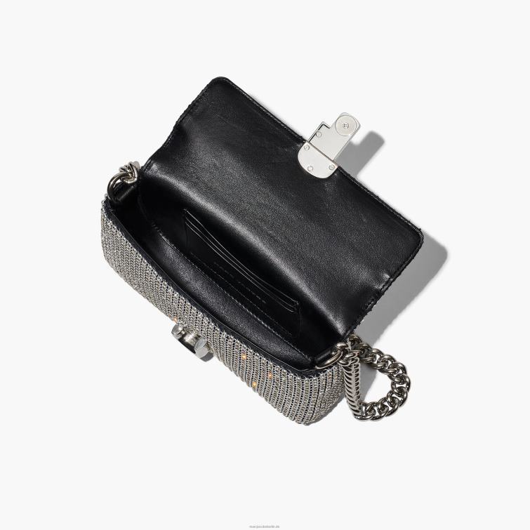 die Mini-Umhängetasche mit Strasssteinen D868H220 Marc Jacobs