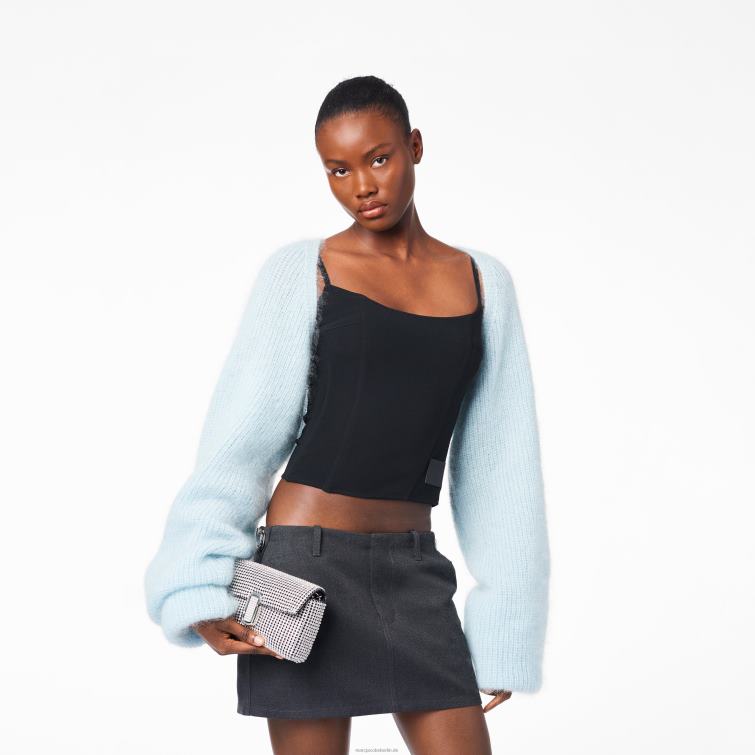 die Mini-Umhängetasche mit Strasssteinen D868H220 Marc Jacobs