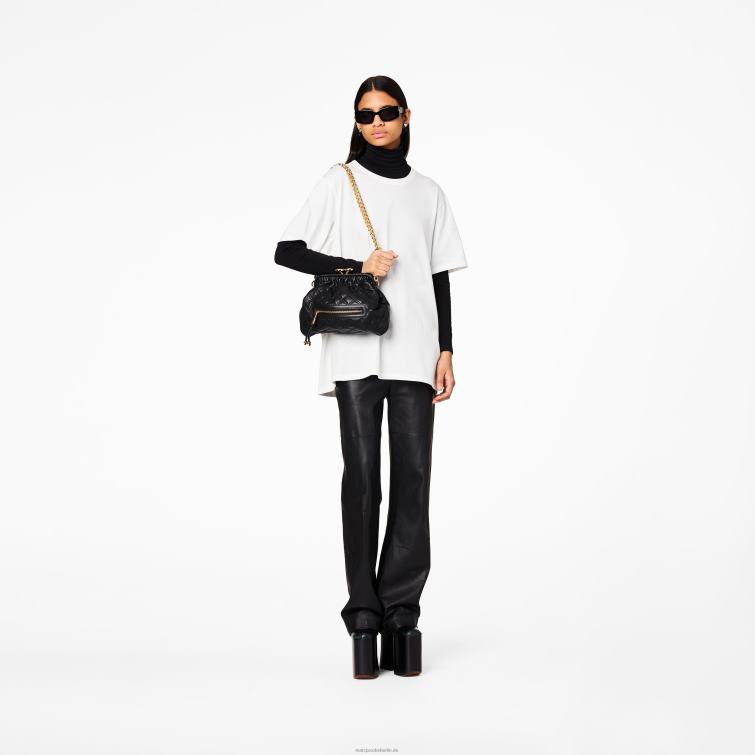Neuauflage der kleinen Stam-Tasche aus gestepptem Leder D868H204 Marc Jacobs