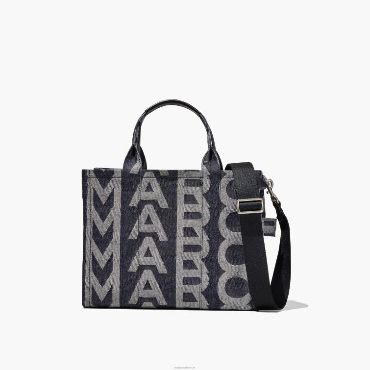 Die mittelgroße Monogram-Denim-Tragetasche D868H91 Marc Jacobs