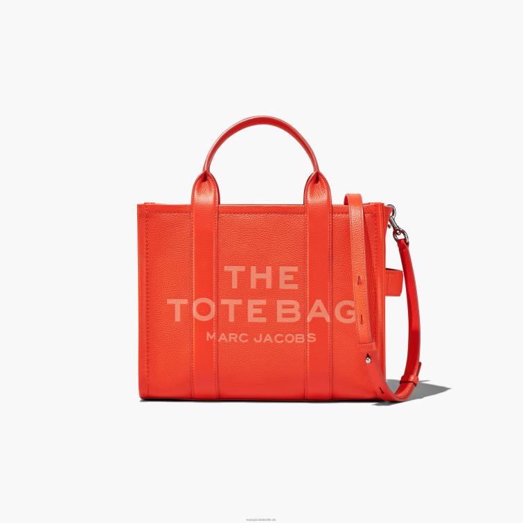 Die mittelgroße Tragetasche aus Leder D868H1 Marc Jacobs
