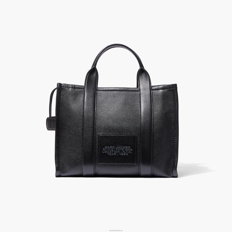 Die mittelgroße Tragetasche aus Leder D868H25 Marc Jacobs