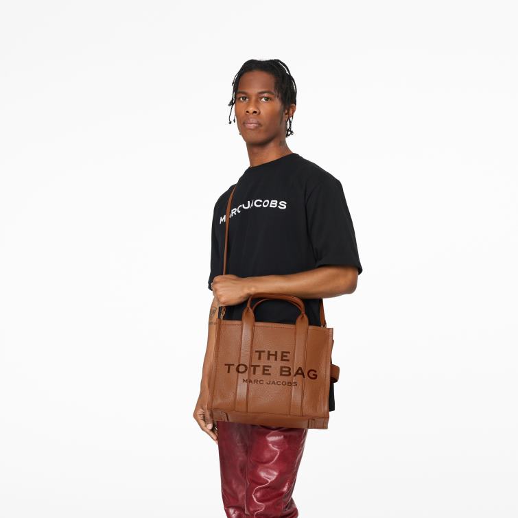 Die mittelgroße Tragetasche aus Leder D868H29 Marc Jacobs