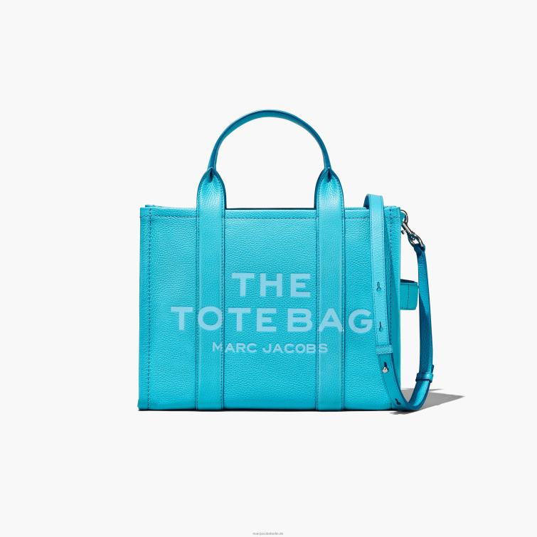 Die mittelgroße Tragetasche aus Leder D868H7 Marc Jacobs