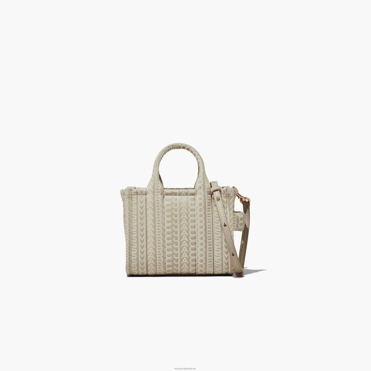 die Micro-Tote aus Leder mit Monogrammmuster D868H77 Marc Jacobs