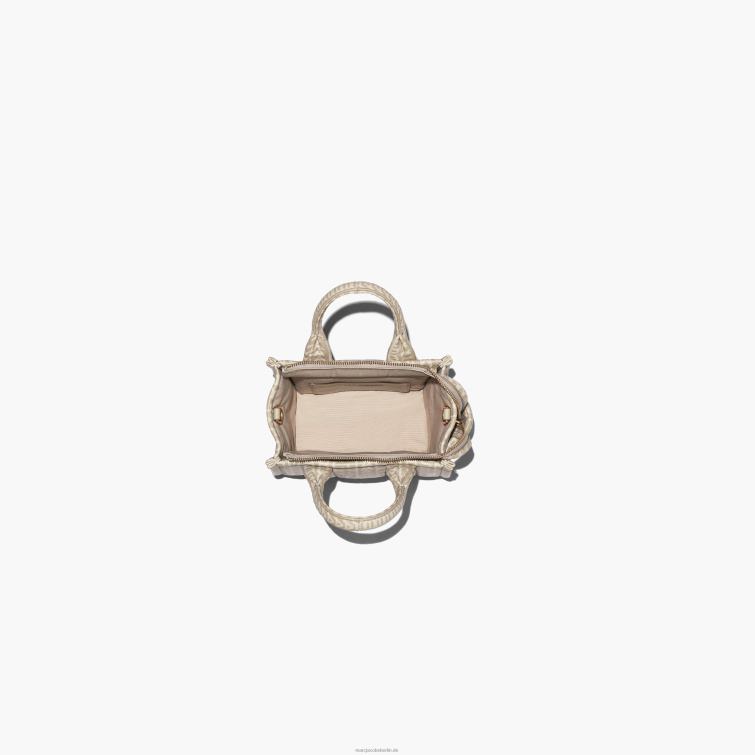 die Micro-Tote aus Leder mit Monogrammmuster D868H77 Marc Jacobs