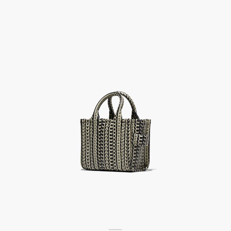 die Micro-Tote aus Leder mit Monogrammmuster D868H79 Marc Jacobs