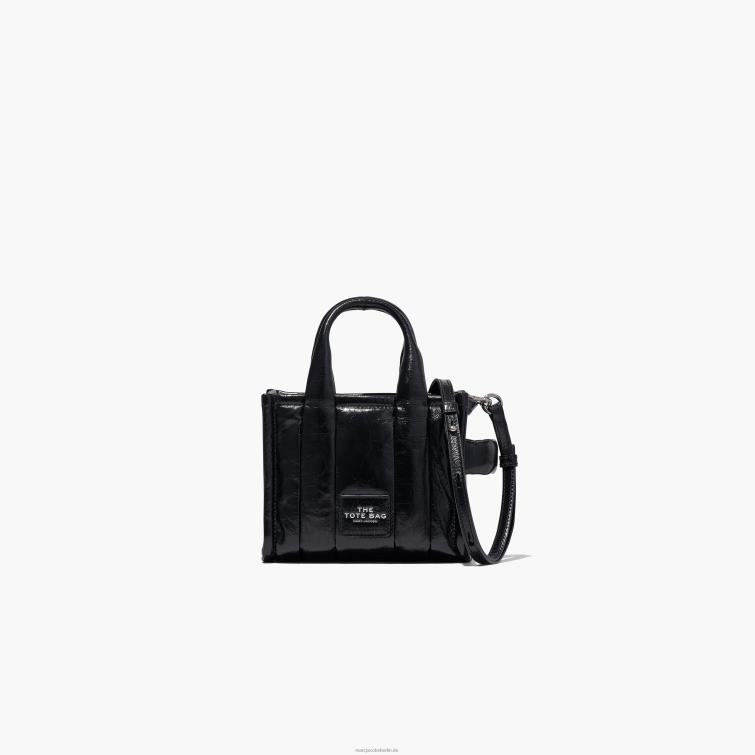 die glänzende Micro-Tote in Crinkle-Optik D868H115 Marc Jacobs