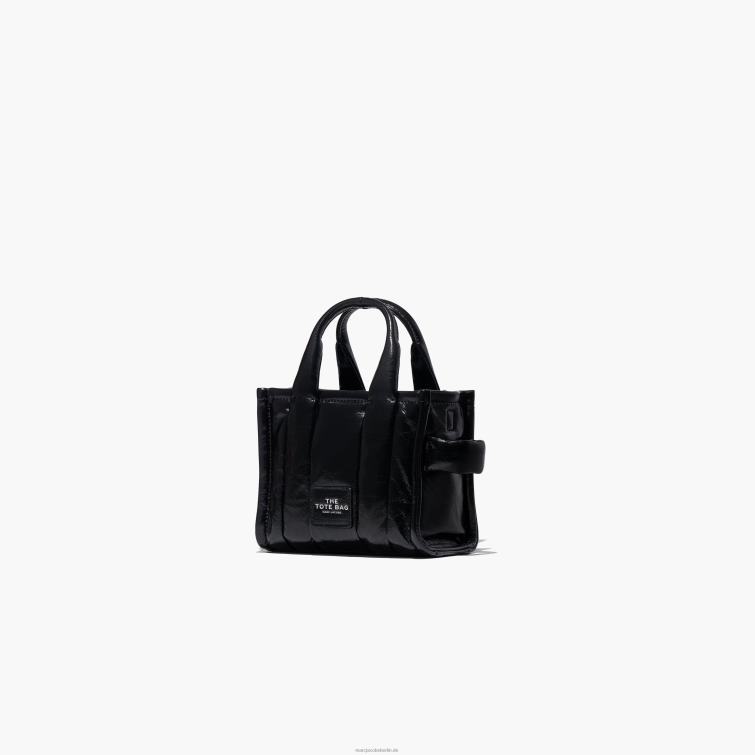 die glänzende Micro-Tote in Crinkle-Optik D868H115 Marc Jacobs