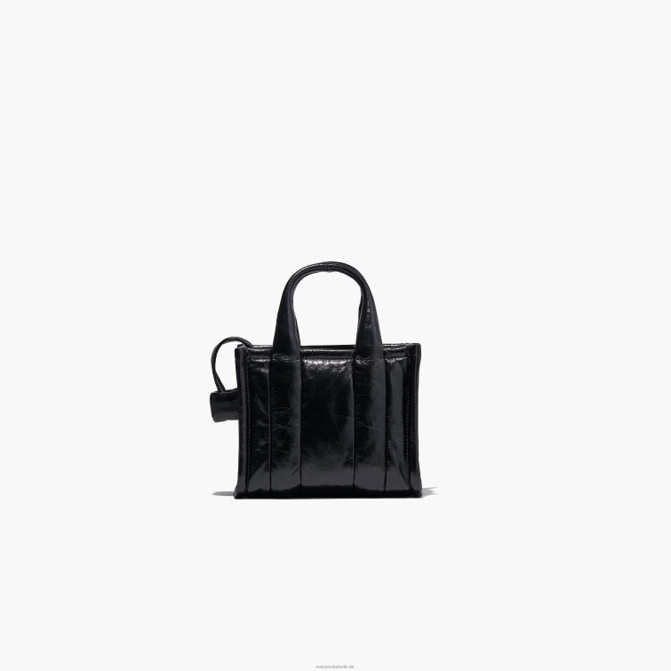 die glänzende Micro-Tote in Crinkle-Optik D868H115 Marc Jacobs