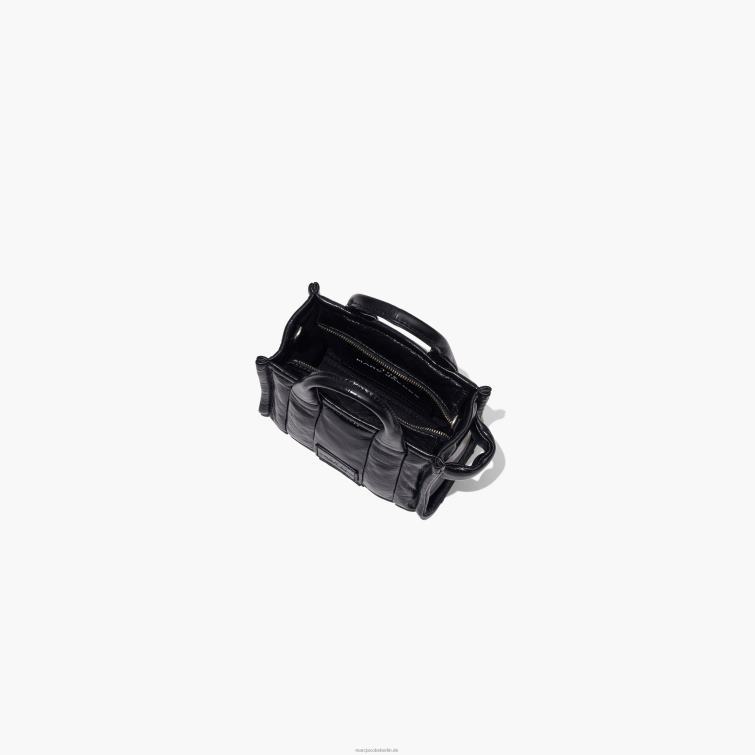 die glänzende Micro-Tote in Crinkle-Optik D868H115 Marc Jacobs