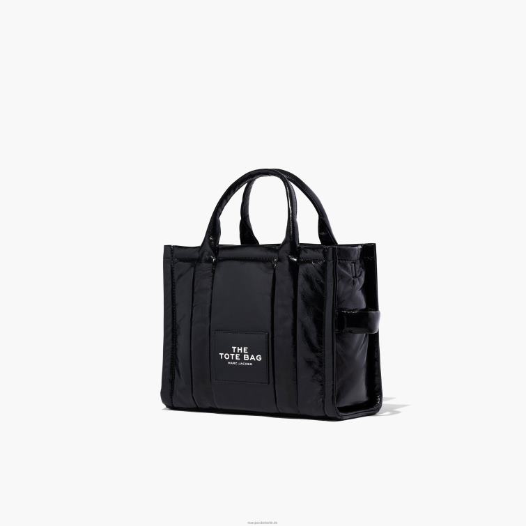 die glänzende, mittelgroße Einkaufstasche in Crinkle-Optik D868H111 Marc Jacobs