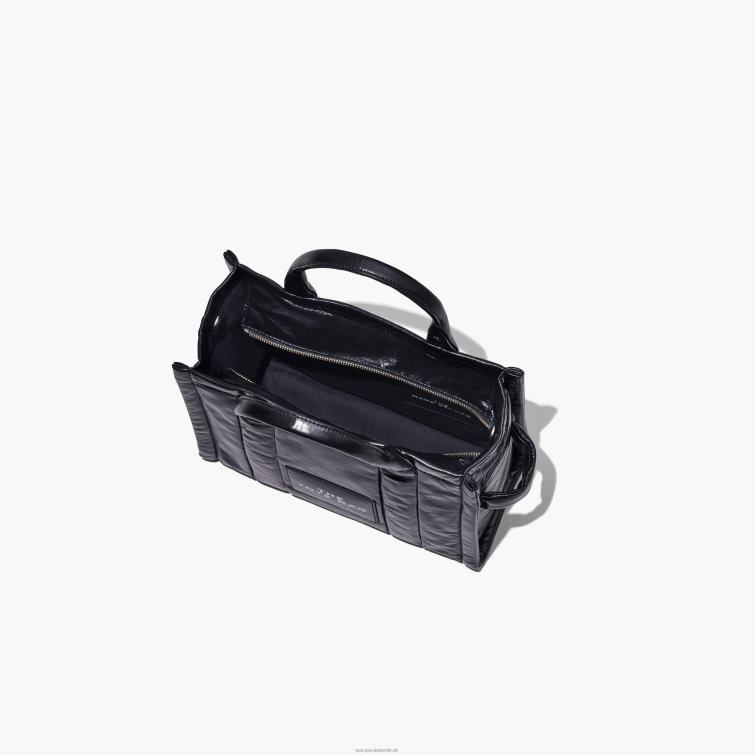 die glänzende, mittelgroße Einkaufstasche in Crinkle-Optik D868H111 Marc Jacobs