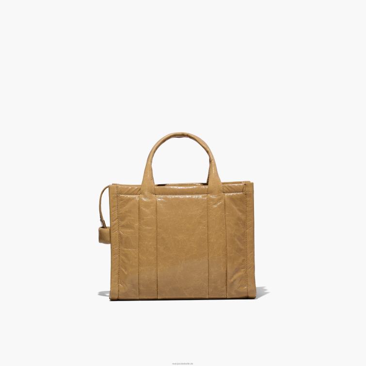 die glänzende, mittelgroße Einkaufstasche in Crinkle-Optik D868H112 Marc Jacobs