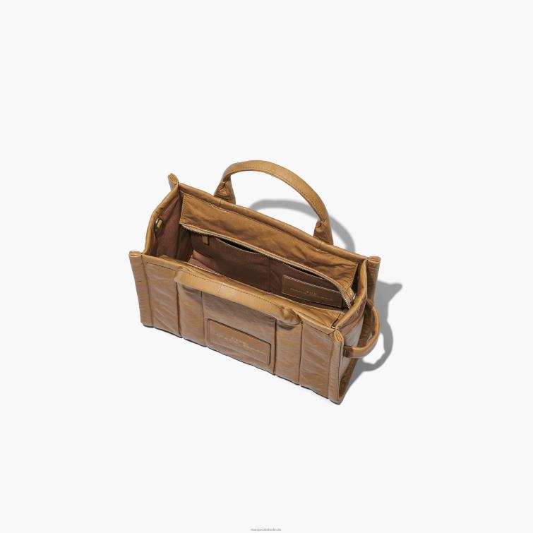die glänzende, mittelgroße Einkaufstasche in Crinkle-Optik D868H112 Marc Jacobs