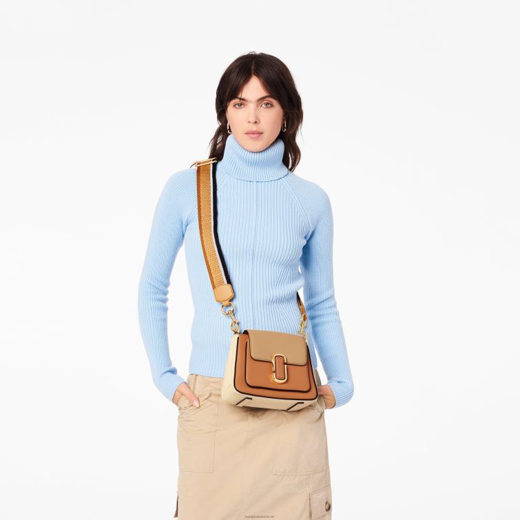 Die Mini-Umhängetasche mit Farbblock-Kette D868H222 Marc Jacobs