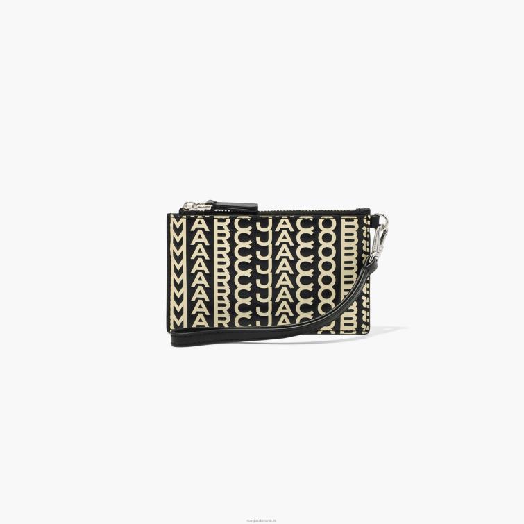 das Monogramm-Lederarmband mit Reißverschluss oben D868H306 Marc Jacobs