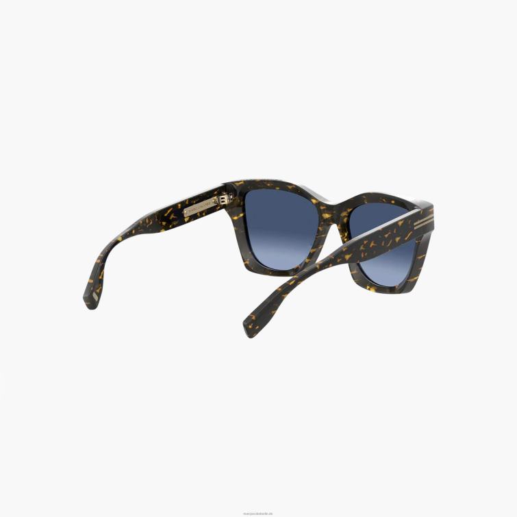 Übergroße, quadratische Sonnenbrille mit Symbolkante D868H389 Marc Jacobs