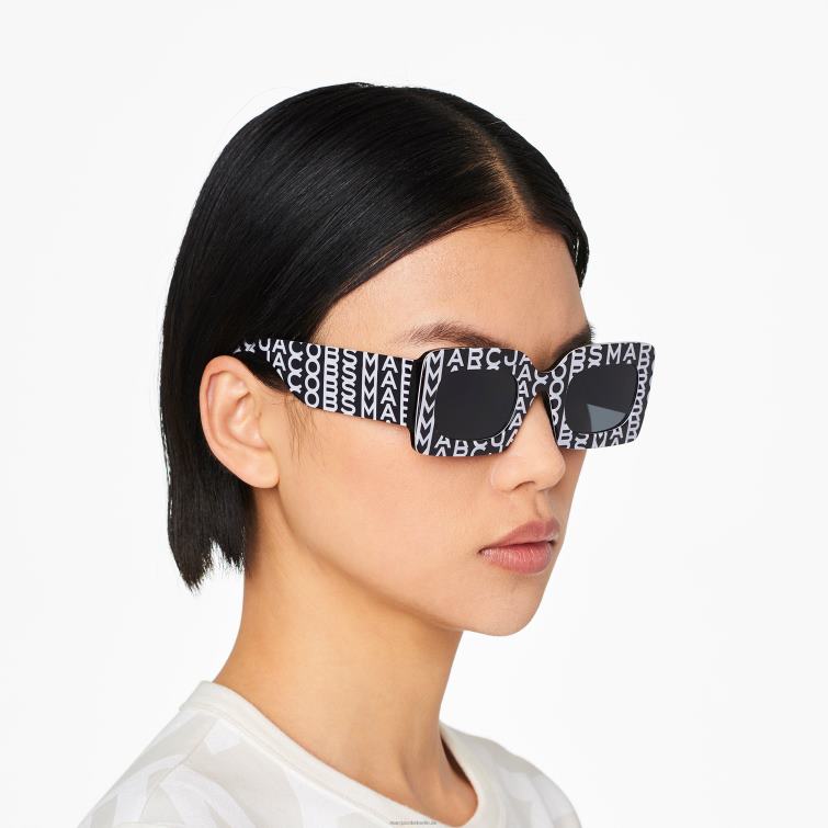 die rechteckige Sonnenbrille mit Monogramm D868H391 Marc Jacobs