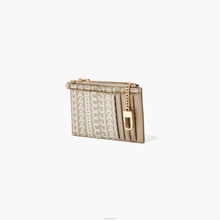 das Monogramm-Lederarmband mit Reißverschluss oben D868H269 Marc Jacobs