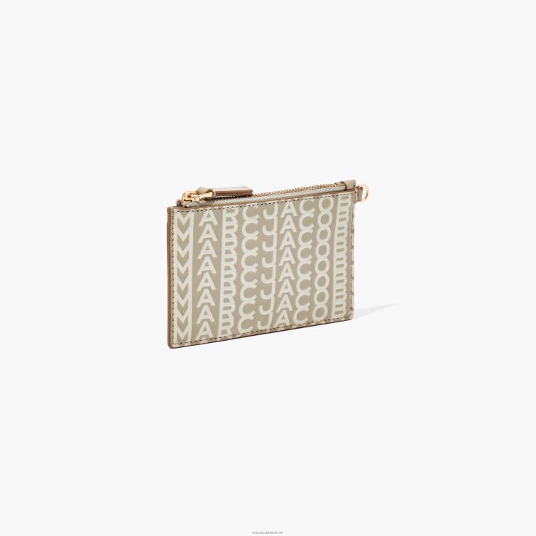 das Monogramm-Lederarmband mit Reißverschluss oben D868H269 Marc Jacobs