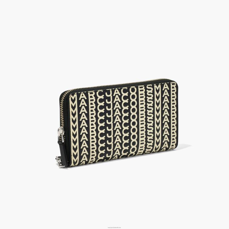 die kontinentale Armbandbrieftasche aus Leder mit Monogramm D868H247 Marc Jacobs