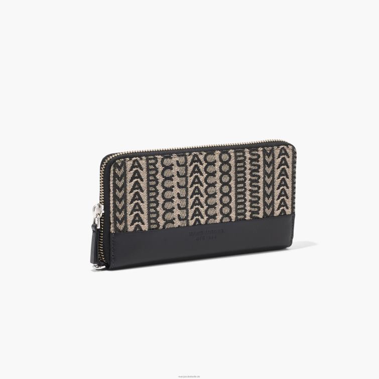 die kontinentale Handgelenksbrieftasche aus Monogramm-Jacquard D868H256 Marc Jacobs